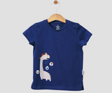 تي شيرت صيفي بطبعة زرافة