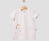 تي شيرت صيفي بطبعة زرافة