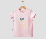 تي شيرت صيفي بطبعة أناناس