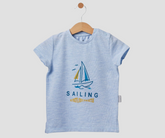 تي شيرت صيفي على شكل قارب