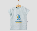 تي شيرت صيفي على شكل قارب