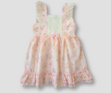 Summer chiffon dress with roses