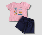 بيجامة صيفي مطبوعة زهور