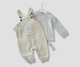 Two-piece winter Jumpsuit and a striped T-shirt