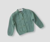 Girls tree knitted jacket