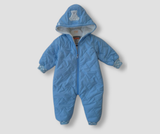 Winter jumpsuit with ribbed fur lining