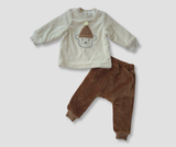 Winter pajamas, velvet, Bobby hat