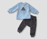 بيجامه شتوي قطيفه بوبي طاقيه