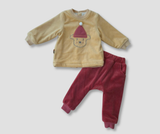 Winter pajamas, velvet, Bobby hat