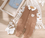 Winter jumpsuit cat bear t-shirt