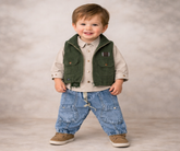 Boys' autumn 3-piece set with pockets