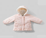 Girls heart-shaped bomber jacket