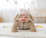 Cute Bunny Fleece Jumpsuit