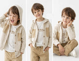 Boys' autumn 3-piece striped set