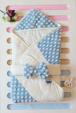 Fur Bow Baby Blanket