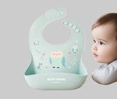 Cute Critter Silicone Baby Bibs