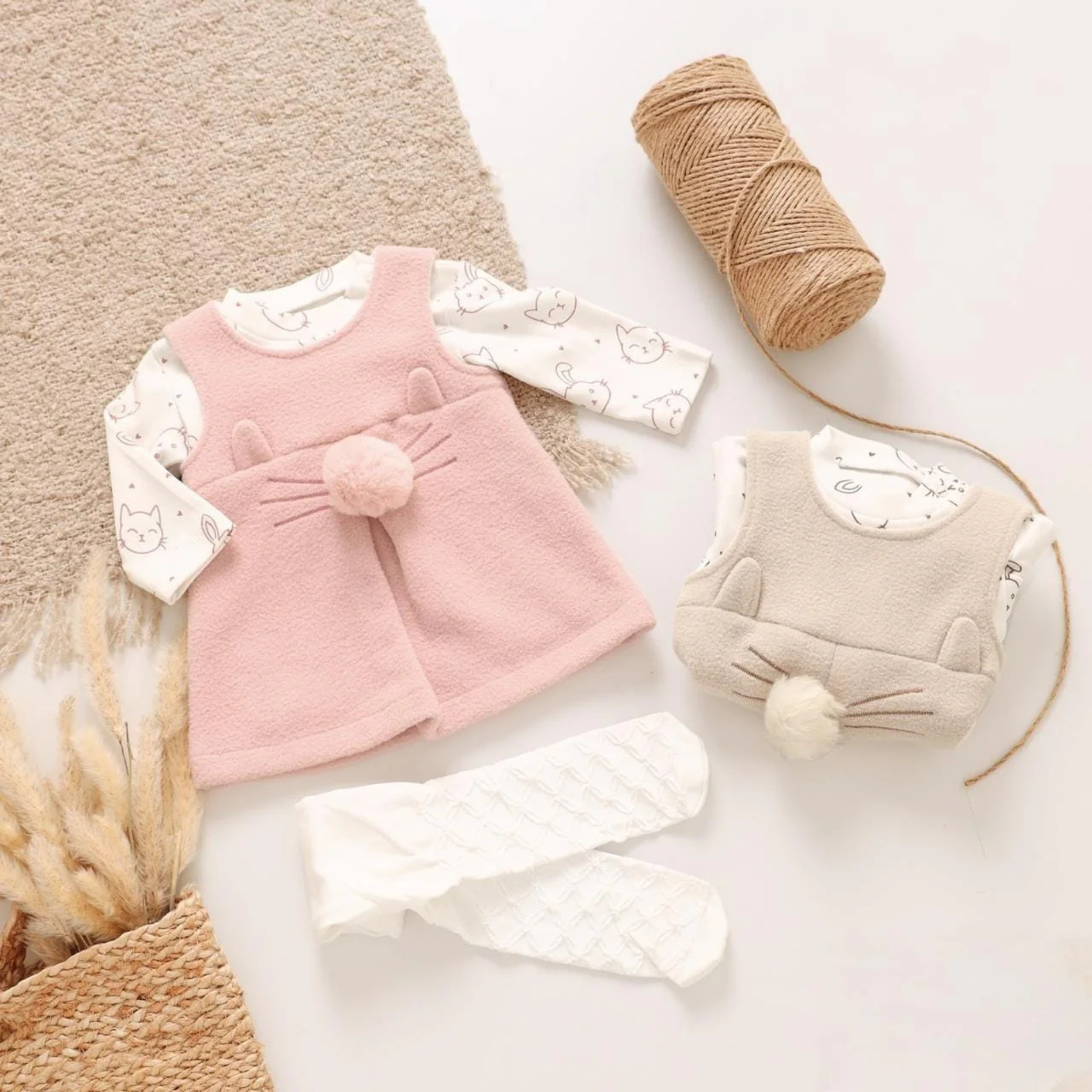 3 Pieces Cat Face Dress matonda.fashion