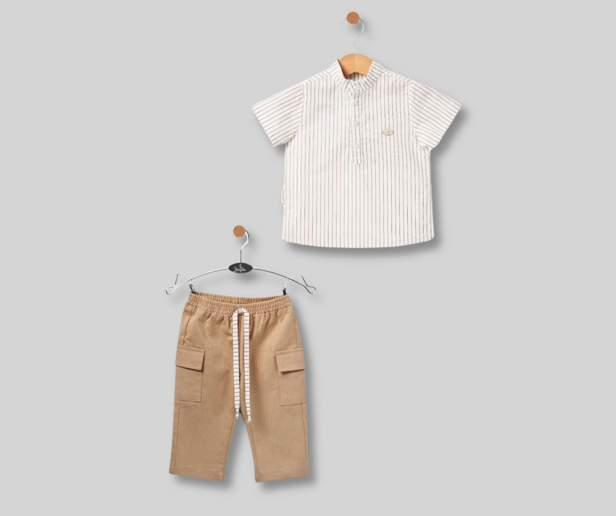 Boys' summer set, gabardine pants
