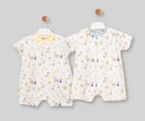 Summer jumpsuit printed with rabbits