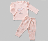 Autumn pajamas with a heart balloon