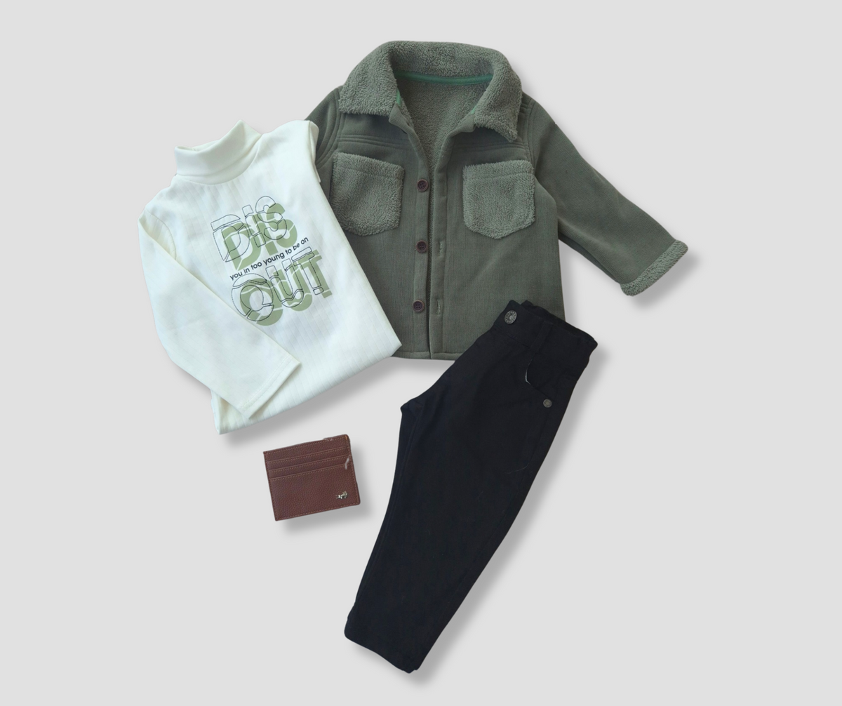 3-piece winter set, turtleneck
