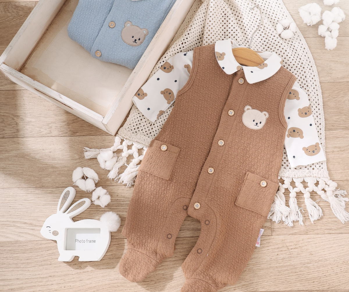 Winter jumpsuit cat bear t-shirt