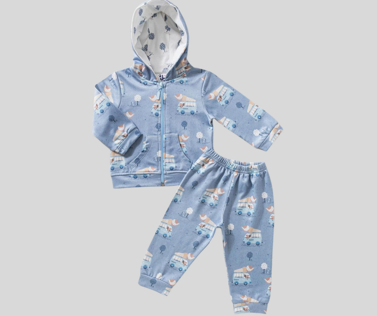 Autuman Bus Printed Pyjama