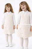 Girls' autumn two-piece dress with stars