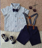 Boys 3-piece suspender set