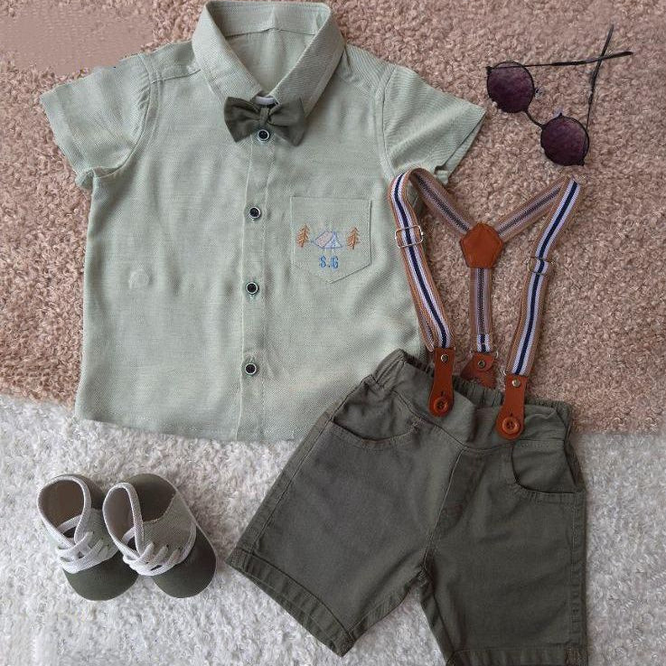 Boys 3-piece suspender set