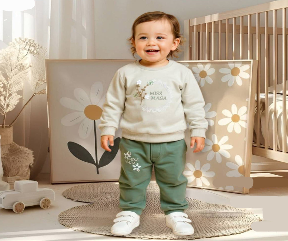 Milton winter pajamas circle roses