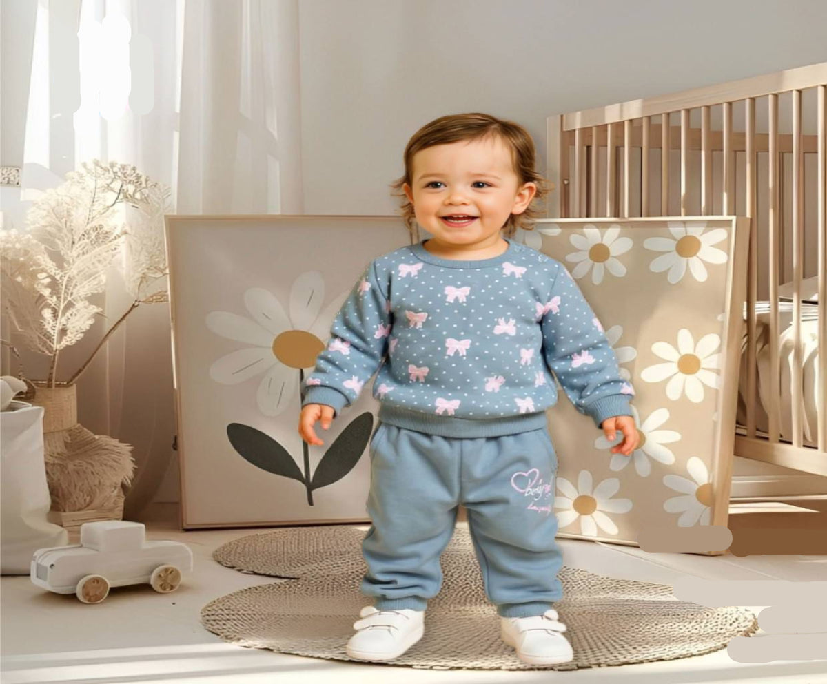 Milton winter pajamas with bows