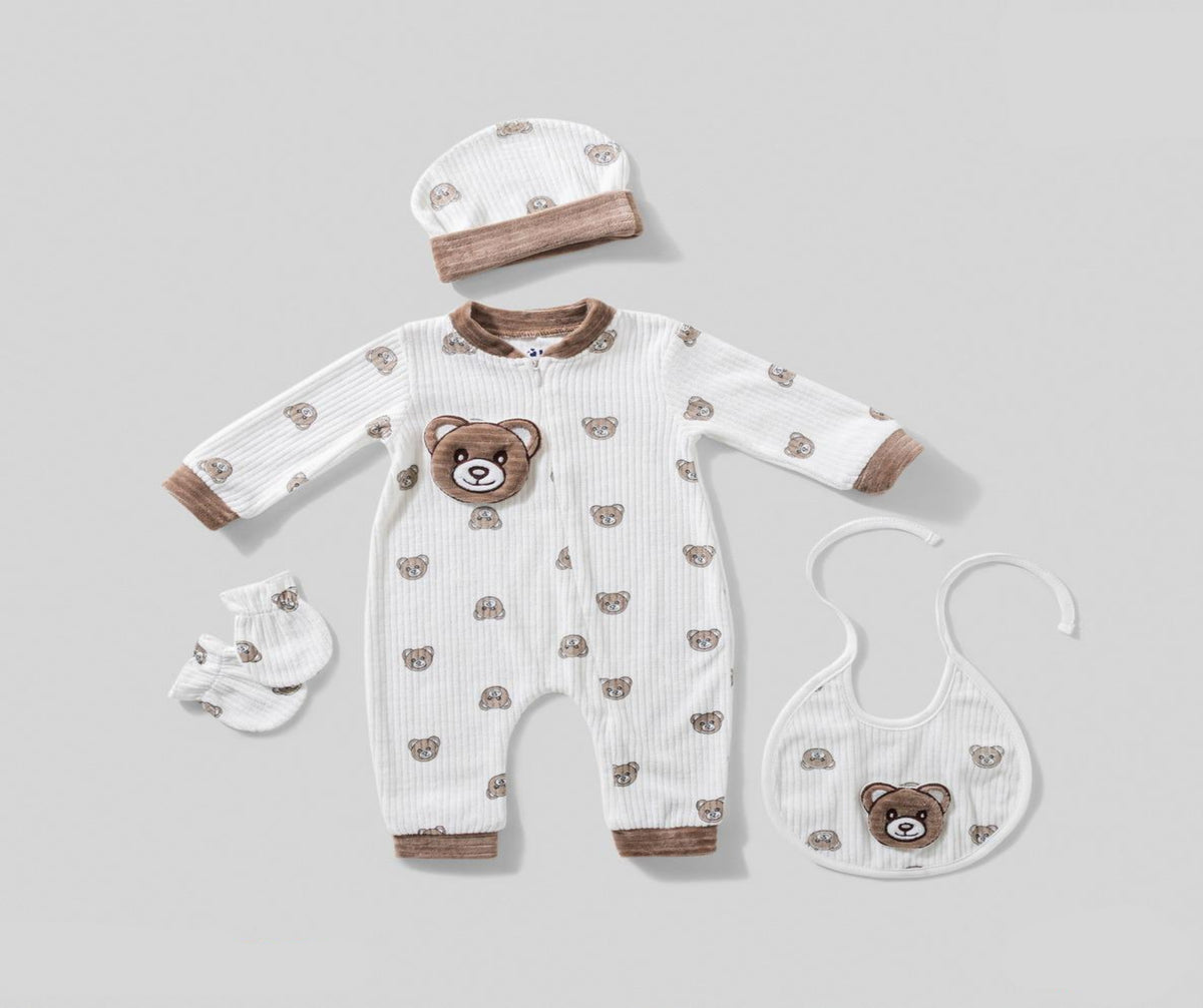 طقم مستشفى 4 قطع شتوى دب