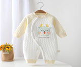 Imported two-tone ribbed winter jumpsuit