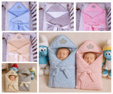 Soft Fur Blanket with Hooded Crown