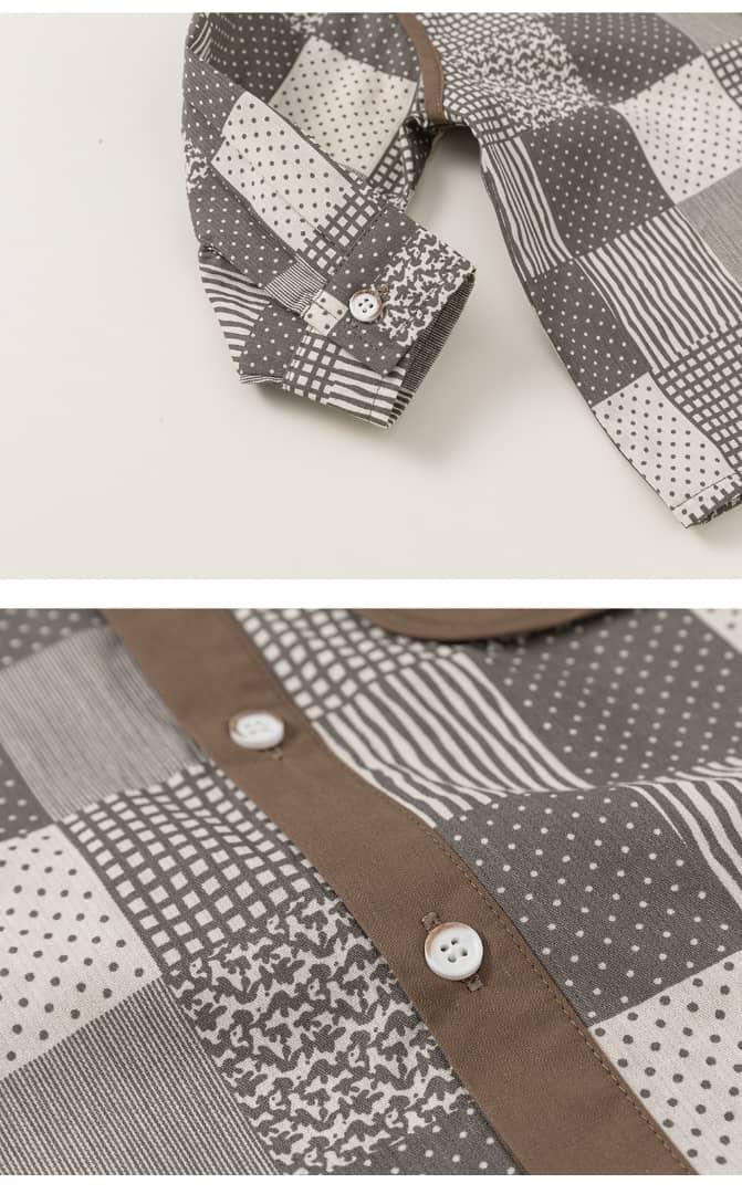 Imported autumn set, checks