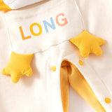 Imported autumn jumpsuit with a teddy bear strap