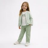 Girls' autumn 3-piece printed set